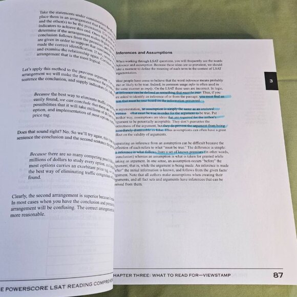 PowerScore LSAT Reading Comprehension Bible - 2022 Edition Law School Exam Prep - Picture 3 of 8